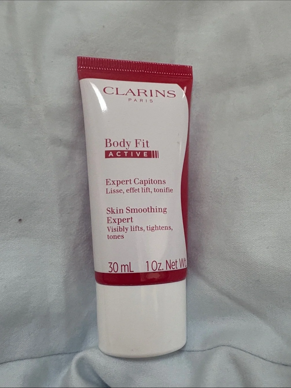 Clarins Body Fit Active Skin Smoothing Expert - White & Pink 1 oz